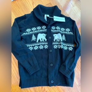 Janie & Jack button up heavy sweater NWT